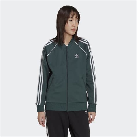 adidas jacke damen grün|Grüne adidas Jacken online entdecken .